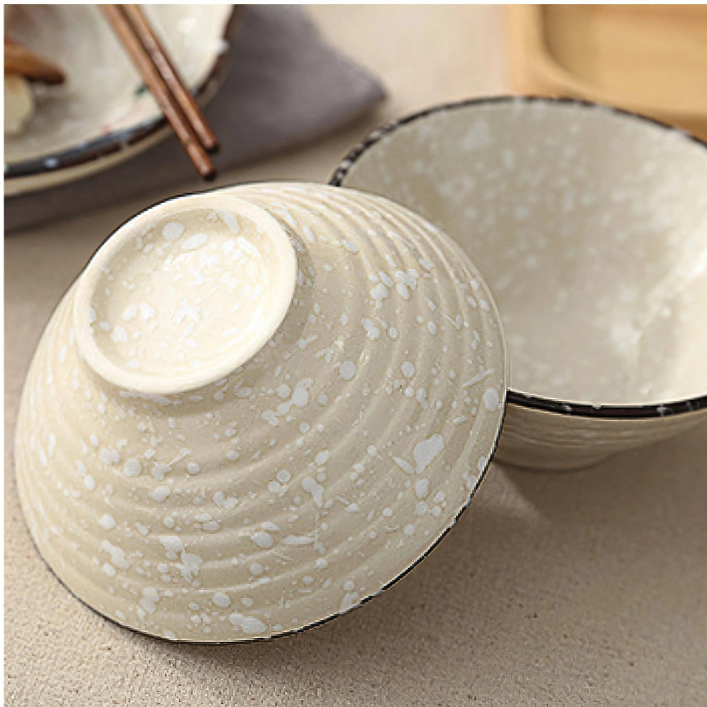 Ceramic Dishes: Perfect for Soup, Rice and More - Versatile and Durable: Ideal for Everyday Life