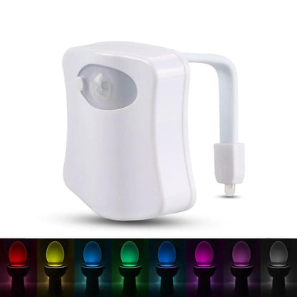 Siège de toilette avec lumière LED et capteur de mouvement humain automatique