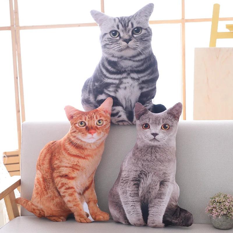 Cuddly Creature Cushions :  These Playful Plush Cat Toys are Perfect for Kids of All Ages.