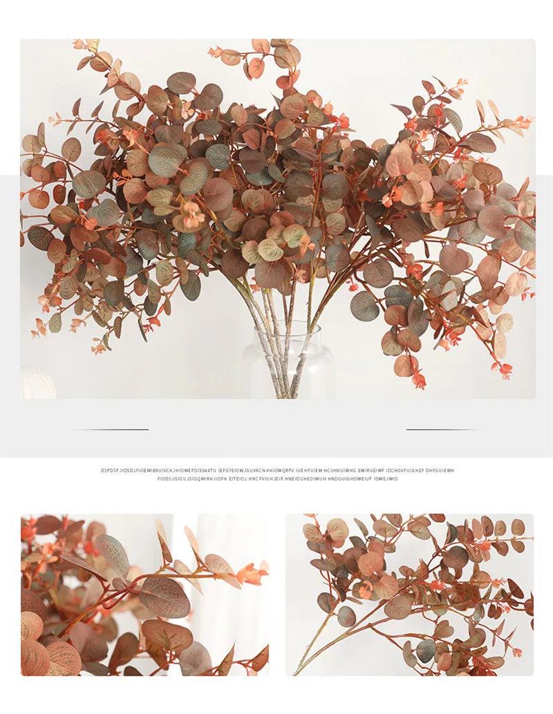 Silk Eucalyptus Branch for a touch of Elegance