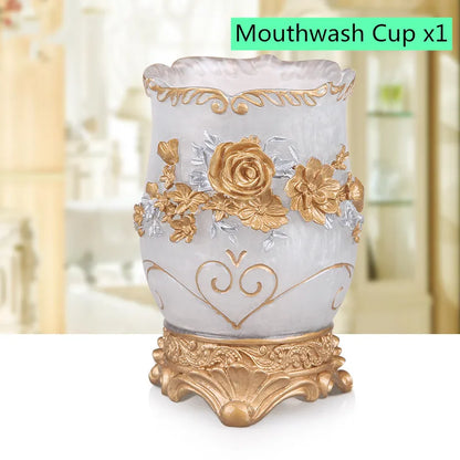 romantic floral

resin romantic flower luxury bathroom accessories

flower European style bathroom set

floral bathroom setluxury bathroom supplies

antique

resin

floral

soap dispenser

toothbrush holder

mouthwash cup