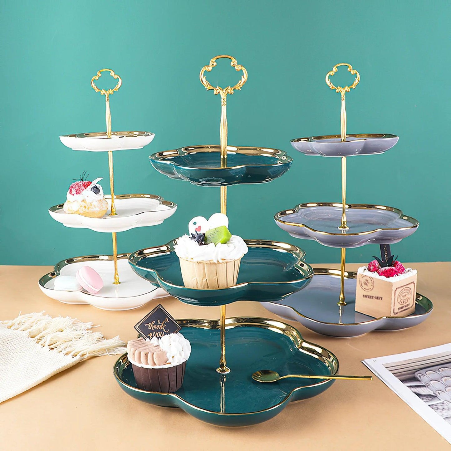 Versatile Ceramic Dessert Display Stand: Create a Memorable Dessert Display