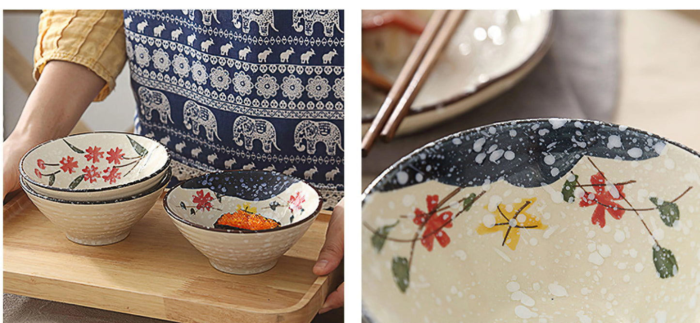 Ceramic Dishes: Perfect for Soup, Rice and More - Versatile and Durable: Ideal for Everyday Life