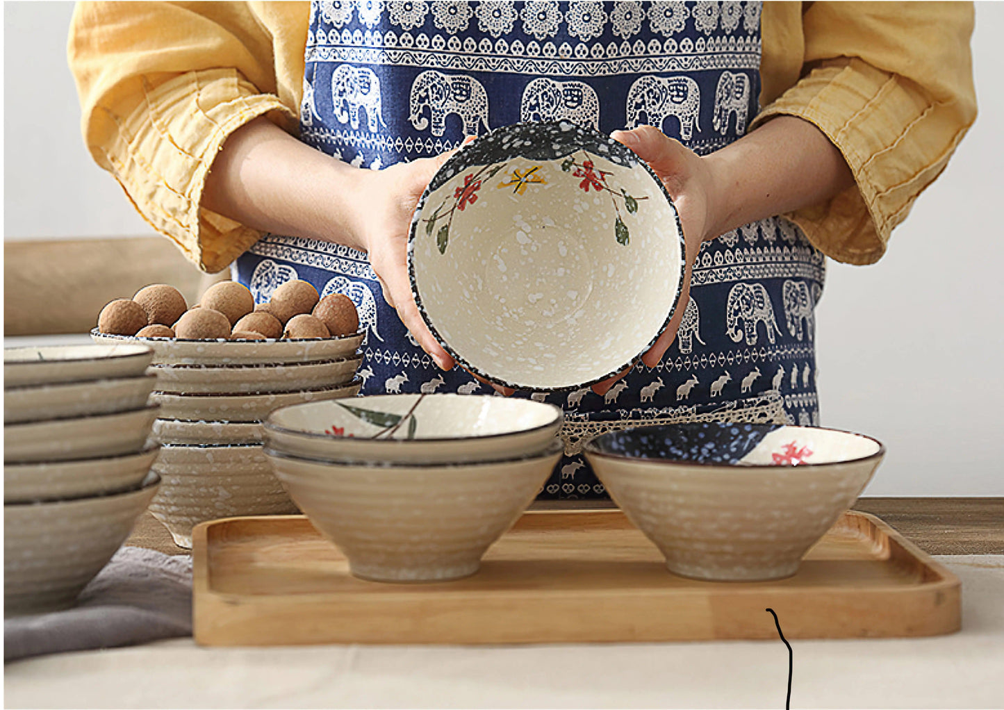 Ceramic Dishes: Perfect for Soup, Rice and More - Versatile and Durable: Ideal for Everyday Life