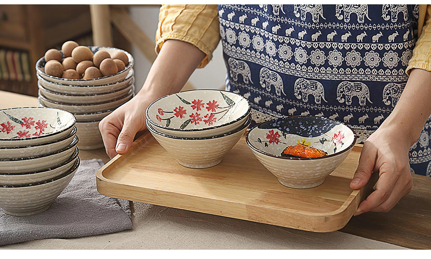 Ceramic Dishes: Perfect for Soup, Rice and More - Versatile and Durable: Ideal for Everyday Life