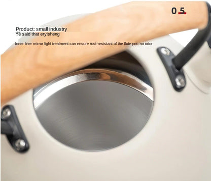 Practical Stainless Steel Kettle: Capacity to 2.8L