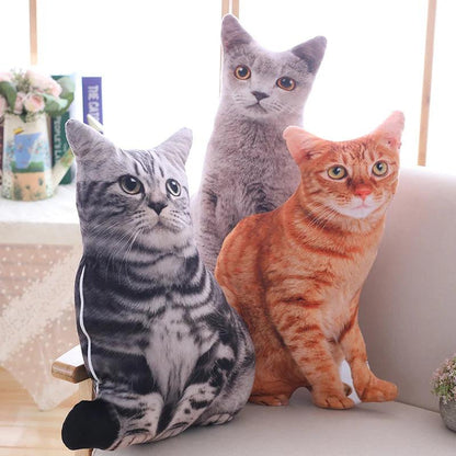 Cuddly Creature Cushions :  These Playful Plush Cat Toys are Perfect for Kids of All Ages.