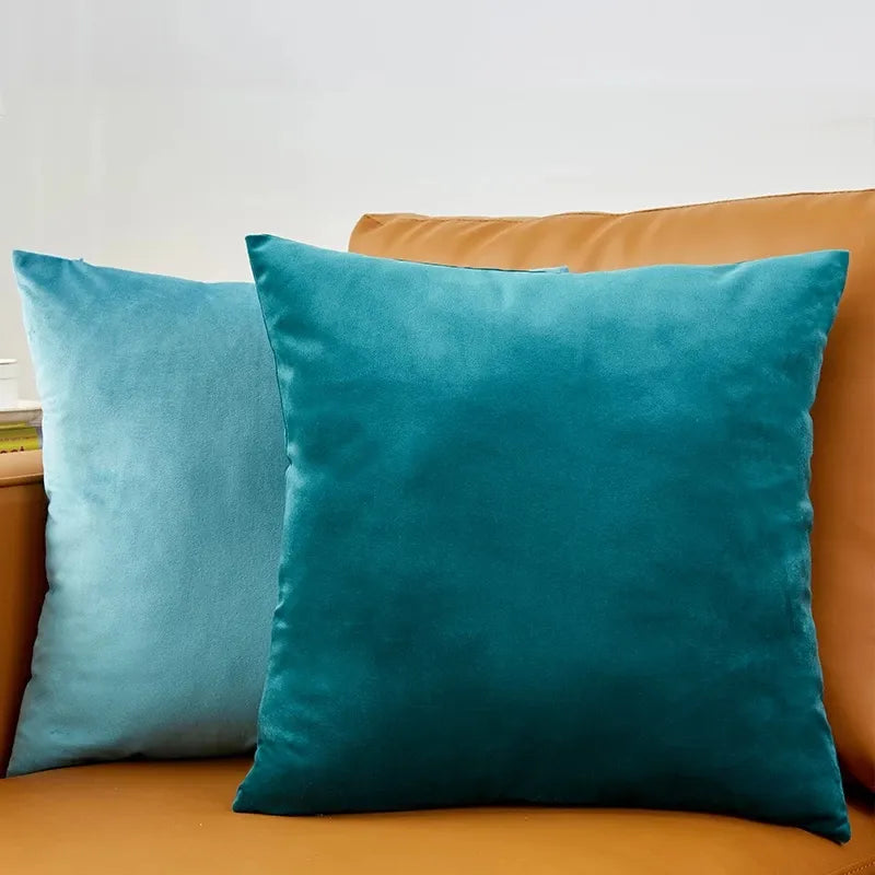 Pillow Pillowcase Velvet Cushion  For Living Room Sofa