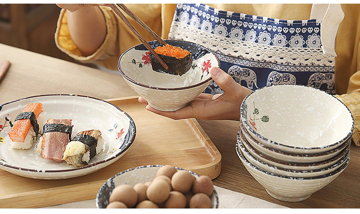 Ceramic Dishes: Perfect for Soup, Rice and More - Versatile and Durable: Ideal for Everyday Life