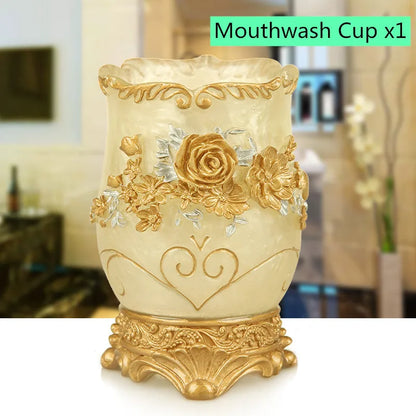 romantic floral

resin romantic flower luxury bathroom accessories

flower European style bathroom set

floral bathroom setluxury bathroom supplies

antique

resin

floral

soap dispenser

toothbrush holder

mouthwash cup