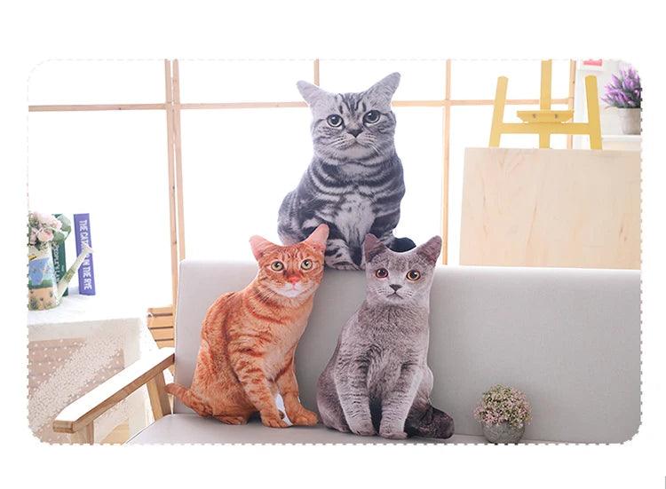 Cuddly Creature Cushions :  These Playful Plush Cat Toys are Perfect for Kids of All Ages.