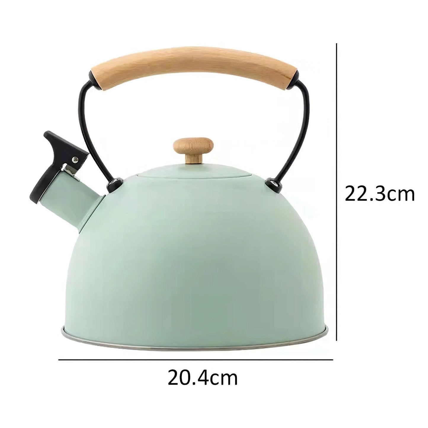 Practical Stainless Steel Kettle: Capacity to 2.8L