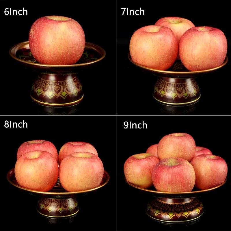 Chinese Metal Fruit Dish Buddhiste: Tradição e Modernidade em Perfeito Equilíbrio