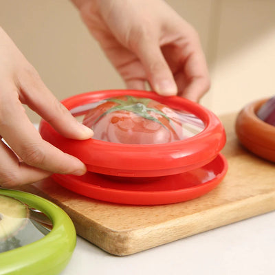 Caja de almacenamiento de cocina Contenedor de frutas y verduras Caja fresca Aguacate Tomate Limón Cebolla Cajón para verduras para mantener frescos Utensilios de cocina