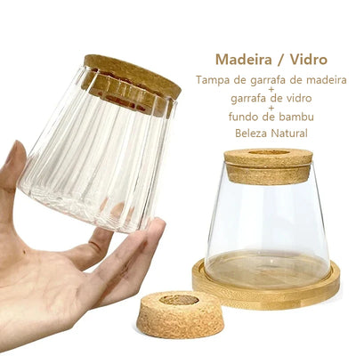 Nordic Simple Transparent Glass Vases Home Decorative Hydroponic Plant Vase Creative Tabletop Ornament Flower Arrangement Bottle