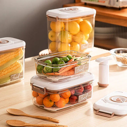 FreshVault Pro: el sistema de almacenamiento de alimentos sellado al vacío para una cocina sin desperdicios 