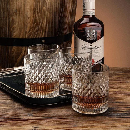 Classic Crystal Whiskey Glasse: Crystal-Clear Elegance - Elevate Your Drinking Experience