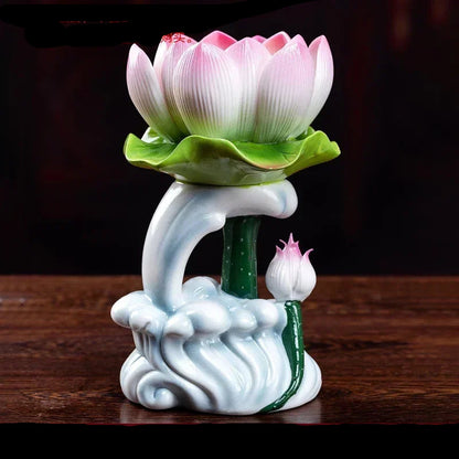 Unique Tranquility Spiritual Space Serene Atmosphere Peace Meditation Home Decor Harmony Handcrafted Calming Energy Buddhist Candlestick

spiritual decor

religious items

lotus serenity

lotus candle holder

Feng Shui

ceramic candle holder

butter candle holder

Buddhism

Buddha ware