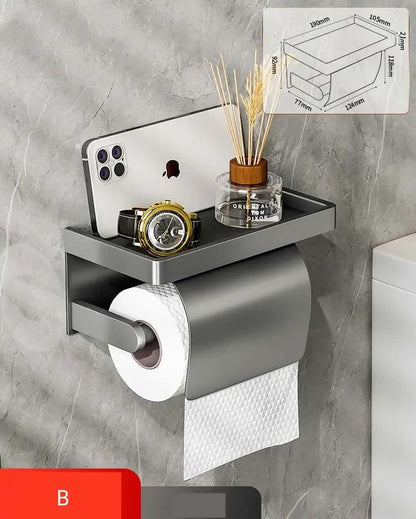 Wall Toilet Paper Holder : Easy-to-Use, Perforation-Style Dispenser