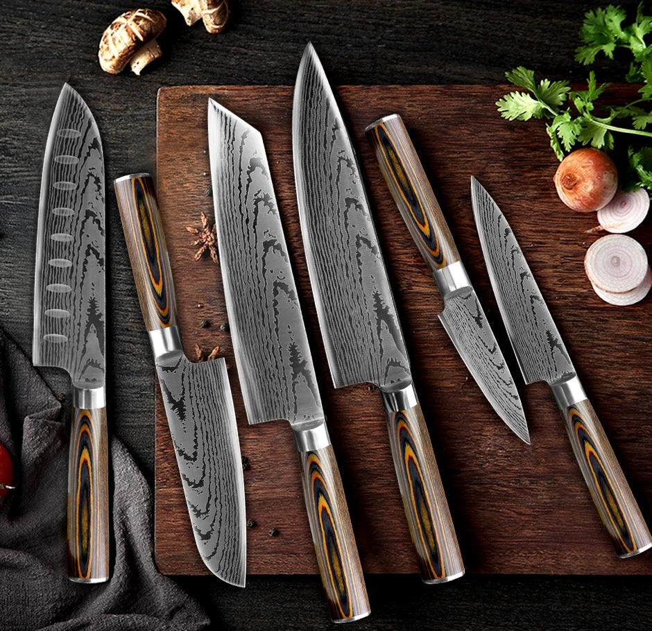 Kitchen Knife Set  :  Chef Knives Japanese