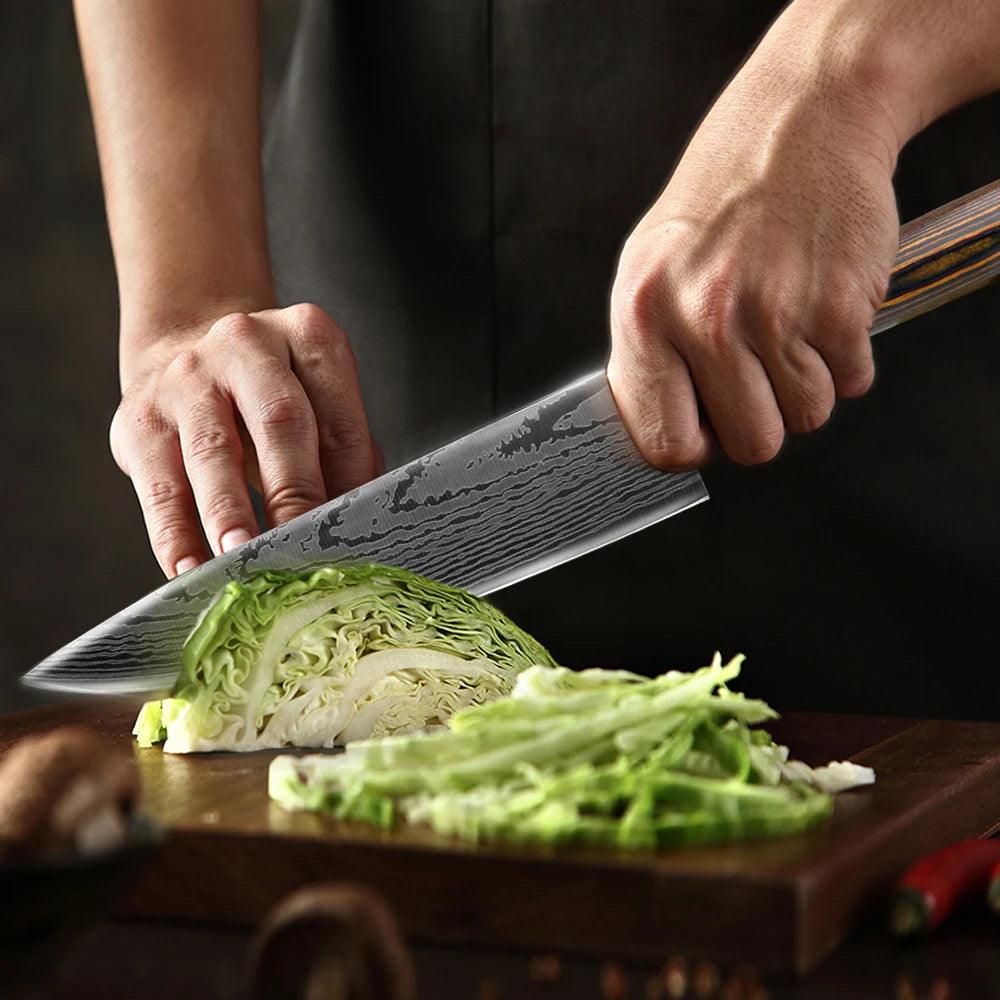 Kitchen Knife Set  :  Chef Knives Japanese