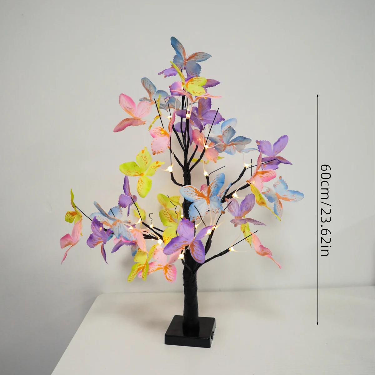 Inusitado Incanto - Home Lighting, Lighting Fixtures, Lamps, Chandeliers, Home Decor, Interior Design,
Lighting Solutions, Affordable Lighting, Stylish Lighting, Lamp Led Star,  Table Lamp, Colorful Butterfly LED Tree