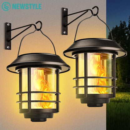 Solar Flame Hanging Lantern Flickering : Dancing Flames Without the Heat