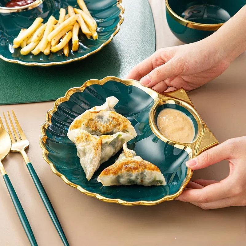 Ceramic Jiaozi Plate: Innovative Design for a Unique Experience.