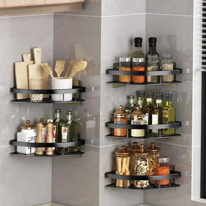 Bathroom Shelf Aluminum Alloy Shampoo Rack: