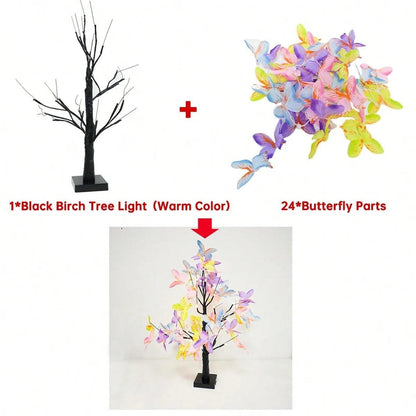 Colorful Butterfly LED Tree