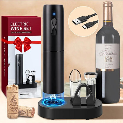 Electric Wine Bottle Opener - Open a Bottle in Seconds, Every Time