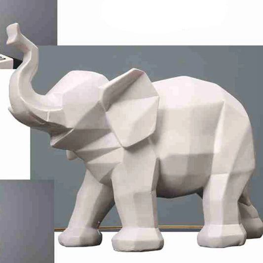 Minimalist Geometric Elephant Decor