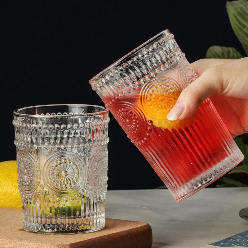 Glass Cup French Cold Drink Cups Transparent: A Burst of Sunshine for Your Daily Drink