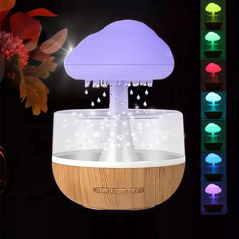 DreamDrizzle: el humidificador con forma de nube de lluvia que cambia de color para noches tranquilas y días divertidos 