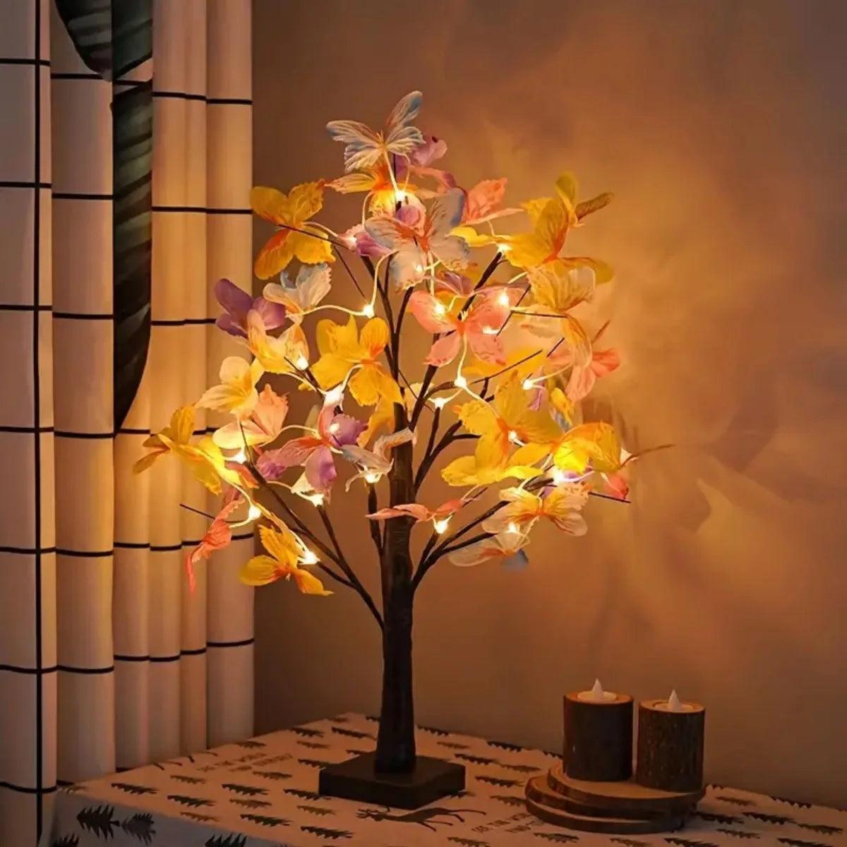 Colorful Butterfly LED Tree - nusitado Incanto - Home Lighting, Lighting Fixtures, Lamps, Chandeliers, Home Decor, Interior Design,
Lighting Solutions, Affordable Lighting, Stylish Lighting, Lamp Led Star,  Table Lamp, Colorful Butterfly LED Tre