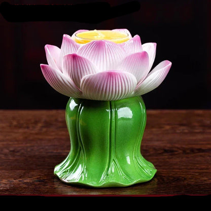 Unique Tranquility Spiritual Space Serene Atmosphere Peace Meditation Home Decor Harmony Handcrafted Calming Energy Buddhist Candlestick

spiritual decor

religious items

lotus serenity

lotus candle holder

Feng Shui

ceramic candle holder

butter candle holder

Buddhism

Buddha ware