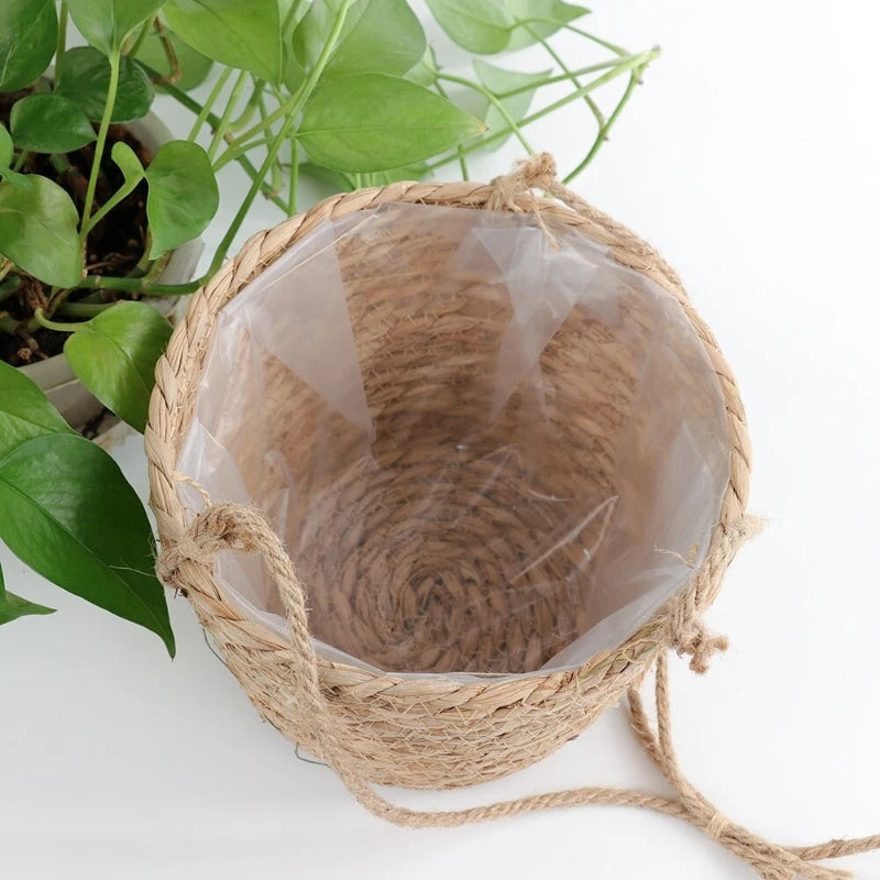 Garden Hanging Planter Macrame Plant Storage Basket