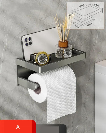 Wall Toilet Paper Holder : Easy-to-Use, Perforation-Style Dispenser