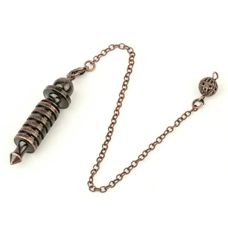 Copper Metal Pendulum for Dowsing Divination Energy Work Meditation Scrying