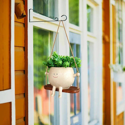 Creative Wall Hanging Head Planter Multifunctional: Perfect for ndoor and Outdoor Use