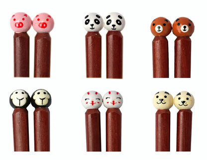 Chopsticks With Character: Unique, On-Slip Design for a Delightful Dining Experience.