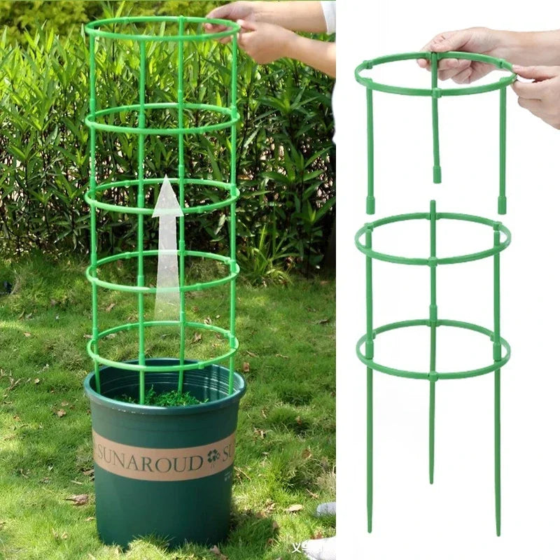 Plastic Plant Support Pile Half Round Climbing Vines Stake