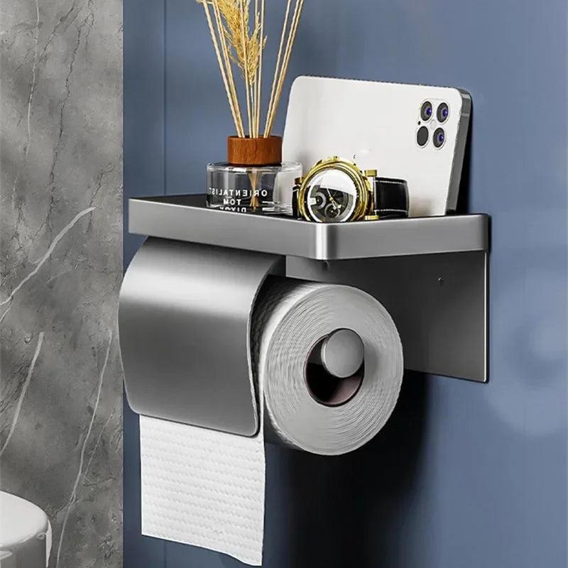 Wall Toilet Paper Holder : Easy-to-Use, Perforation-Style Dispenser