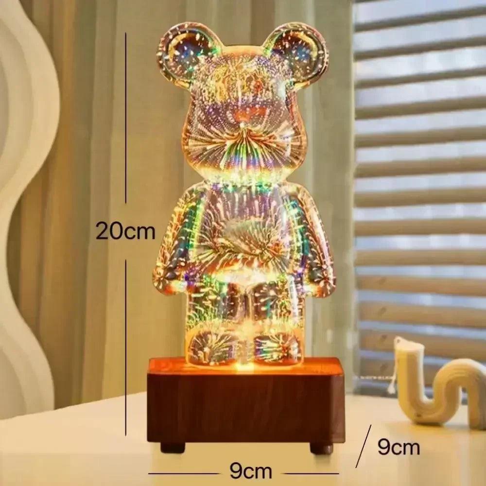 TwinkleBear's Dreamland : le projecteur LED 3D magique avec feux d'artifice aux couleurs changeantes et nébuleuse apaisante 