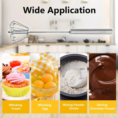 EasyWhip Deluxe: The Semi-Automatic Hand Mixer with Self-Turning Whisk