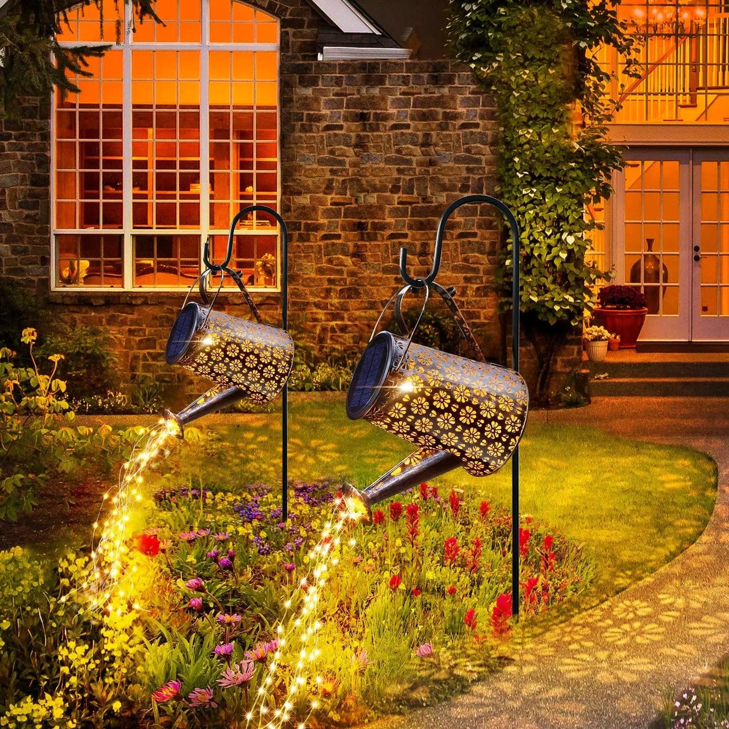 Solar Watering Can Light: Eco-Friendly Garden Decor