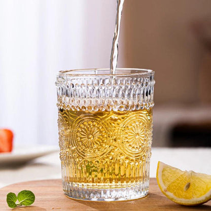 Glass Cup French Cold Drink Cups Transparent: A Burst of Sunshine for Your Daily Drink