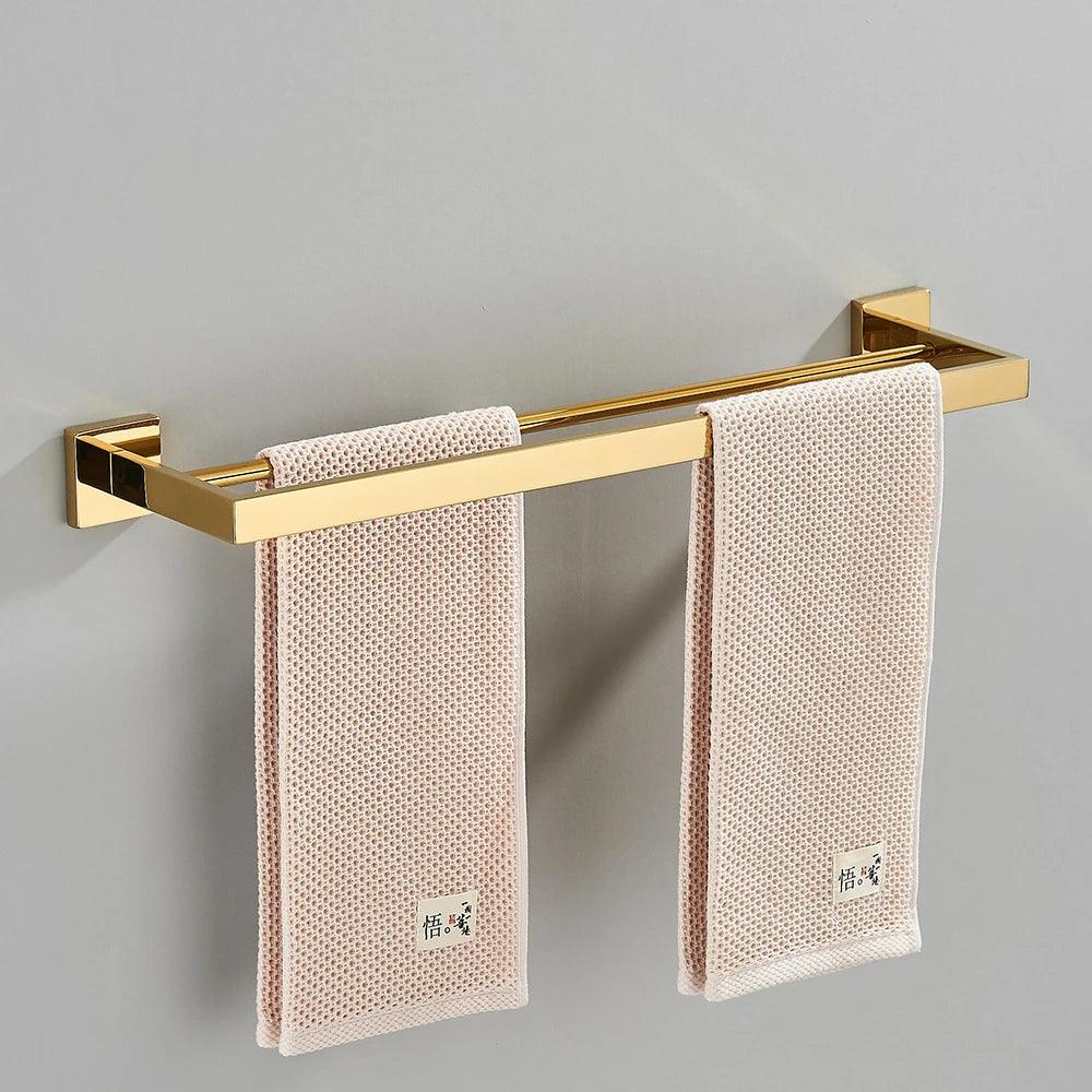 Sleek Stainless Steel Towel Rack: The Perfect Addition to Any Bathroom