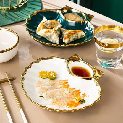 Ceramic Jiaozi Plate: Innovative Design for a Unique Experience.