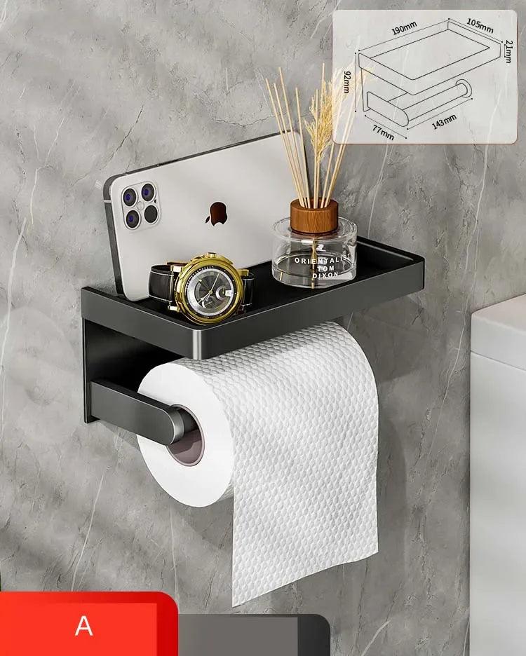 Wall Toilet Paper Holder : Easy-to-Use, Perforation-Style Dispenser